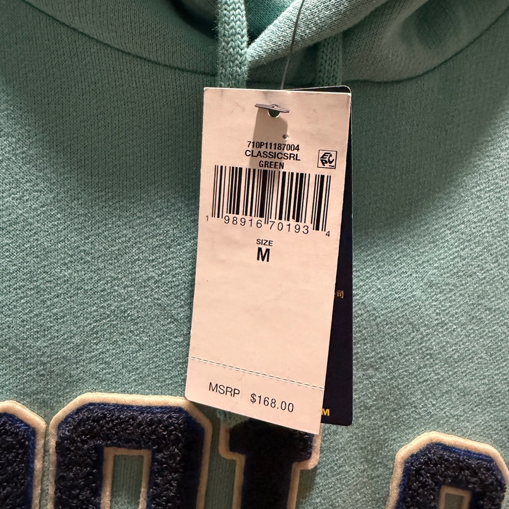 Polo by Ralph Lauren Men's Aqua Hoodie - Picture 2 of 5
